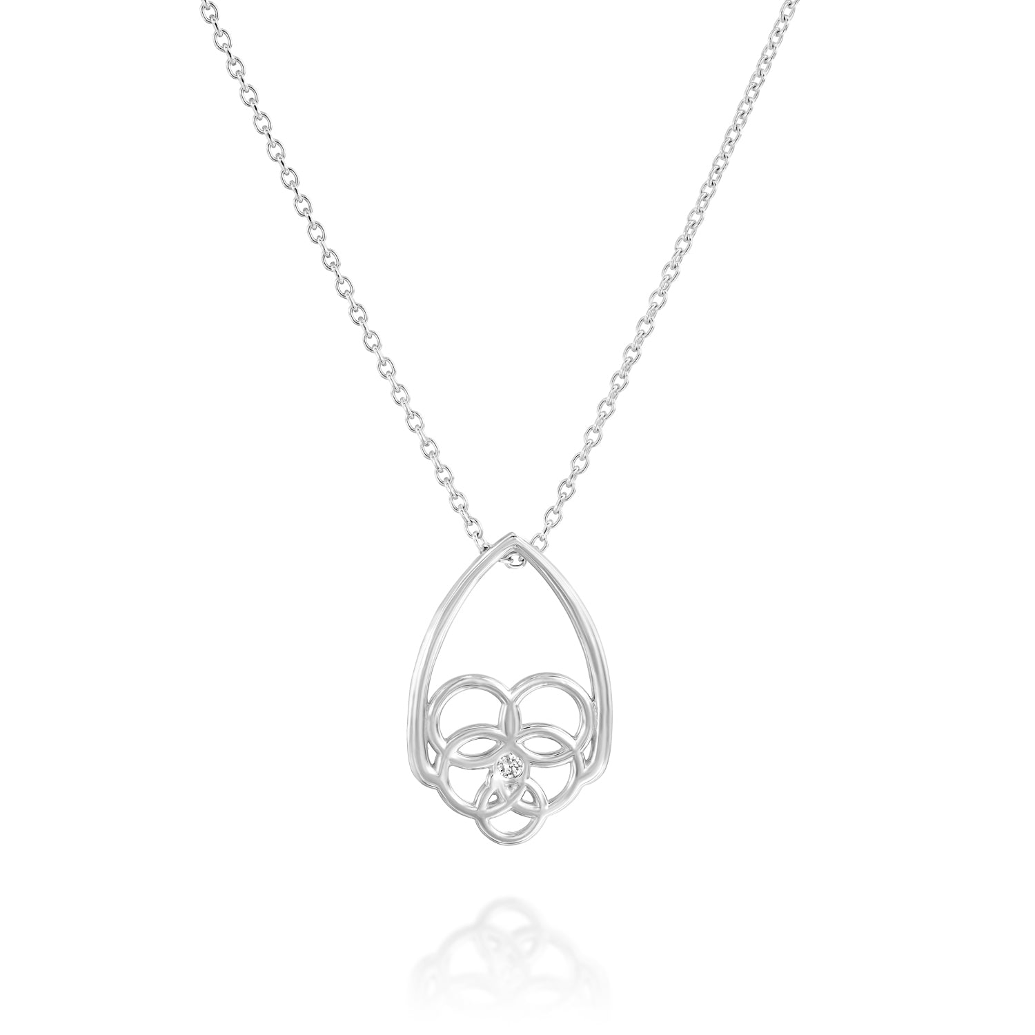 One Diamond Hamsa Small