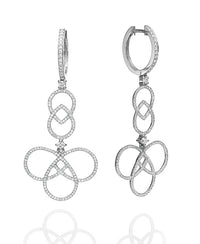 Arabesque Diamonds Drop Earrings