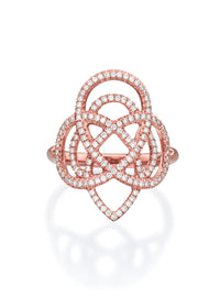 Diamond Arabesque Statement Ring