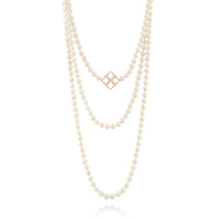 Pearls and Diamonds Lace Necklace