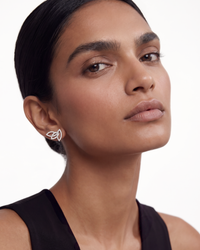 Diamonds Leaves Earrings-small