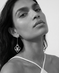 Arabesque Diamond Drop Earrings