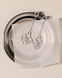Arabesque Diamond Drop Earrings