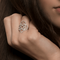 Diamonds Arabesque Statement Ring