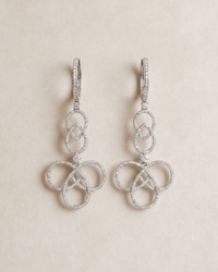 Arabesque Diamonds Drop Earrings